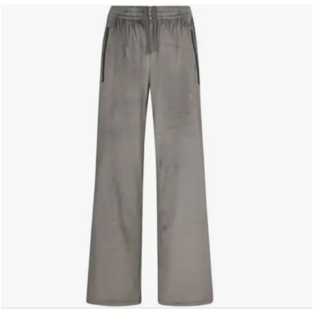 SKIMS WOMEN’S VELOUR TRACH PANTS GUNMETAL GREY NWT SZ M